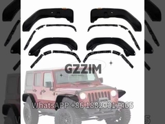 Jeep Wrangler JK JL JT Akcesoria samochodowe Czarny szeroki nadwozie Fender Flares Koło Brows