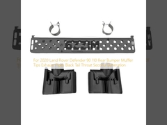 Do 2020 Land Rover Defender 90 110 tylny zderzak tłumik wskazówki rurki wydechowe czarny ogon gardło drugiej generacji