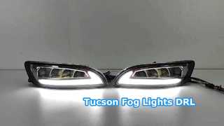 Aktualizacja świateł przeciwmgielnych DRL Hyundai Tucson 2016-2018