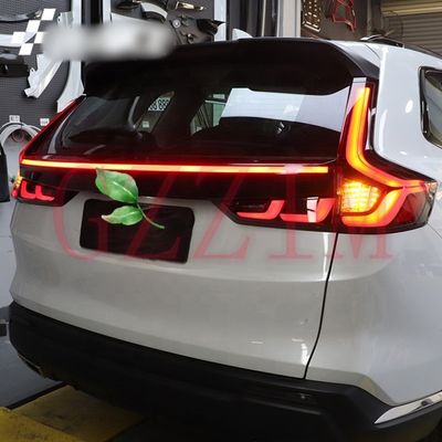 Car ABS Plastic Modified LED Rear Through Light Tail Lamp For Honda CRV 2023