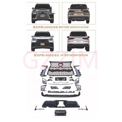 Lexus LX600 2008-2015 Auto Parts Front Rear Kit Monalisa Body Kit