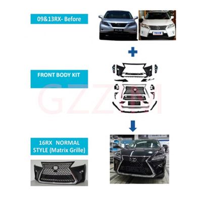 Lexus RX 2009 2013 Upgrade To 2016 Auto Parts Normal Style Matrix Grille Front Body kit
