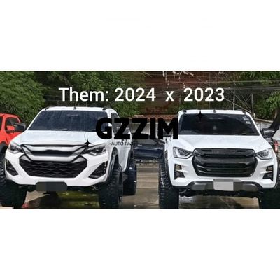 Black Plastic Tail Lamp Front Body Kit For Isuzu DMAX 2021 To 2024