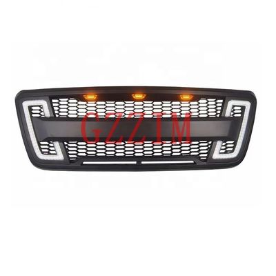 Plastic LED Eagle Wing Style Front Middle Grille With Light For Ford F150 2007-2008