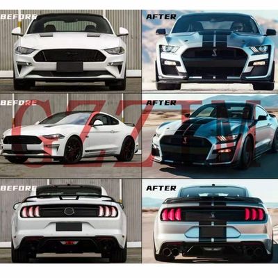 Ford Mustang 2018-2020 Change To CT500 Car Front Rear Bumpers Body Kit