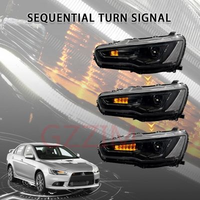 Auto Parts ABS Plastic LED Front Light Parts Head Lamp For Mitsubishi Lancer 2008-2018