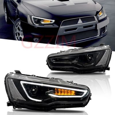 Auto Parts ABS Plastic LED Front Light Parts Head Lamp For Mitsubishi Lancer 2008-2018