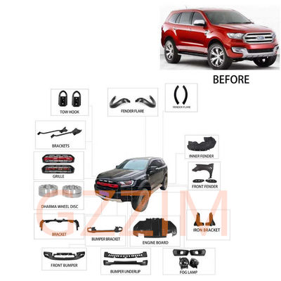 2016 Ranger T6 T7 T8 EVEREST Body Kit Endeavour Front Facelift