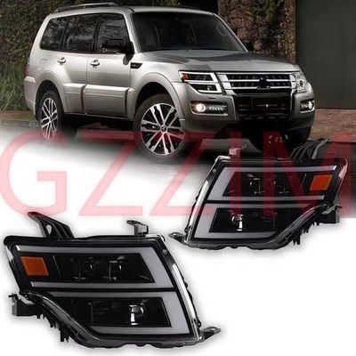 Plastic Modified LED Streamer Steering Head Lamp For Pajero V97
