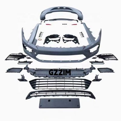 R Car Body Kit  For Scirocco R 2015 Full Set Bodykit Plastic Black Kit