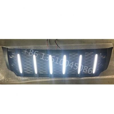 Modified LED Front Middle Grille Customization Part For Nissan NP300 2015-2016