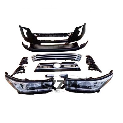 Toyota Full Bumper Grill Guard Bodykit For Highlander 2015-2016 Upgrade To 2018