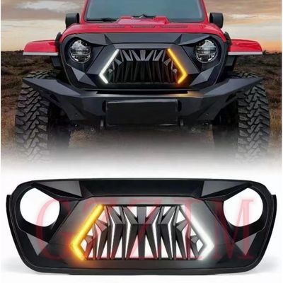 Jeep JL JK 2007-2018 ABS Plastic Front Bumper Grille Middle Grille