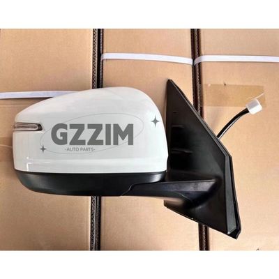 Black White Utv Side Mirrors With Lights For LC200 2008-2019 To LC300 2023