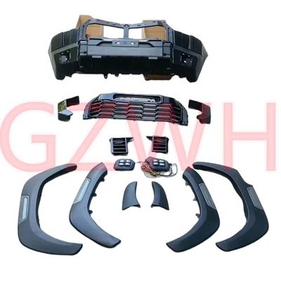 Toyota Hilux 2021 Plastic Front Rear Bumper Grille Full Sets Body Kit Black/Custom Color