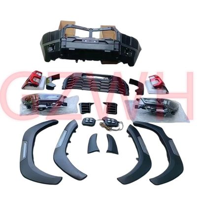 Toyota Hilux 2021 Plastic Front Rear Bumper Grille Full Sets Body Kit Black/Custom Color