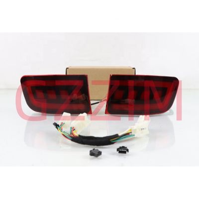 LED Bumper Light Rear Fog Lamp Brake Light Dynamic Turn Signal Reflector For Prado