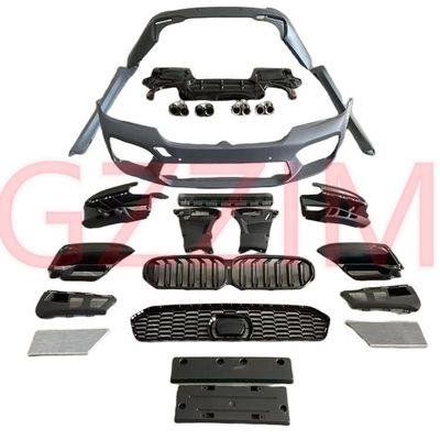 BMW 5 Series Upgrade To M5 car Body kit Front Rear Bumper Grille Hood Fender Side Skirt