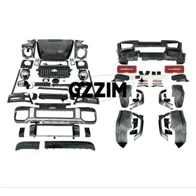 G Class 463 to 464 AMG 63 With Black Plastic Bumper Grille Full Sets Bodykit