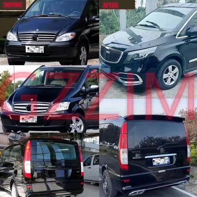 Car Body Kit VIANO 2006-2015 To Maybach Style With Front Rear Bumper Grille Bodykit
