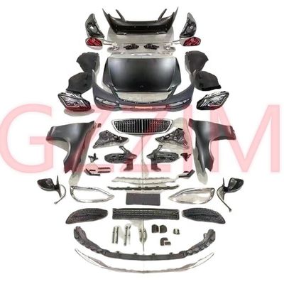 W221 Upgrade To W222 Maybach Bodykit Front Rear Bumper Grille Hood Body Kits