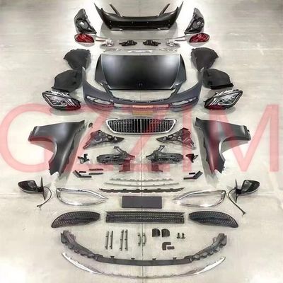 W221 Upgrade To W222 Maybach Bodykit Front Rear Bumper Grille Hood Body Kits