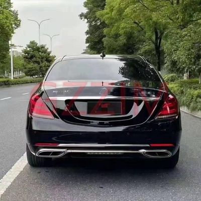 W221 Upgrade To W222 Maybach Bodykit Front Rear Bumper Grille Hood Body Kits