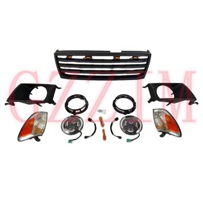 Retro Car Kit Grille Fog Lamp Corner Lamp Bodykit For Toyota 4700 Land Cruiser LC100