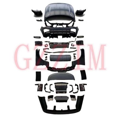 Car Body Kit Vogue 2002-2012 To 2022 Plastic Front Rear Bumper Grille Light Upgrade Kit