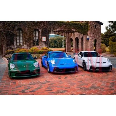 Car Body Kit Upgrade To GT3RS PORSCHE 992 Front Rear Bumper Grille Body Kits Full Set