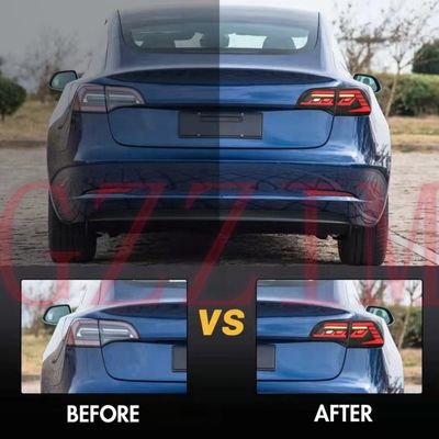Tesla Model 3 2017 2018 2019 Car Spare Parts Accessories ABS Plastic LED Rear Tail Lamp