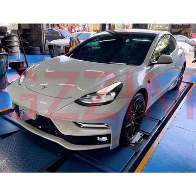 Facelift Bumper Tesla Model 3 Plastic Black / White Front Bumper