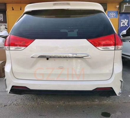 other auto parts front and rear  lm style body kit with hood for toyota sienna 2011-2020