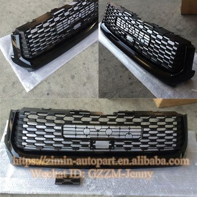 Japanese Pickup Shinning Black Surface Chrome Front Grille For Tundra 2007-2016