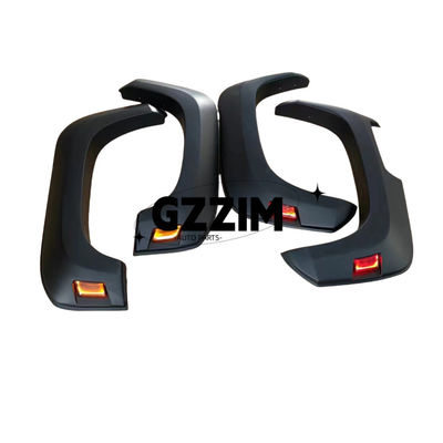 Fender Flare With Light Triton L200 2024 Black Fender Flares Modified Wheel Brows