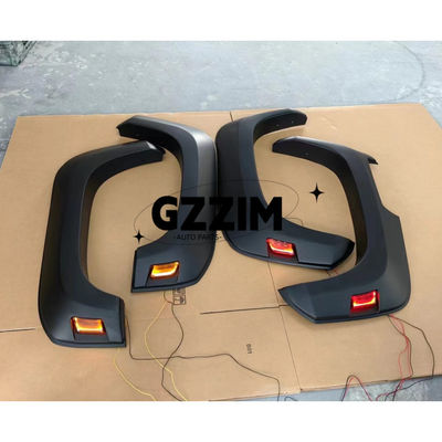 Fender Flare With Light Triton L200 2024 Black Fender Flares Modified Wheel Brows