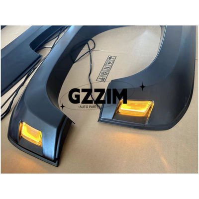 Fender Flare With Light Triton L200 2024 Black Fender Flares Modified Wheel Brows