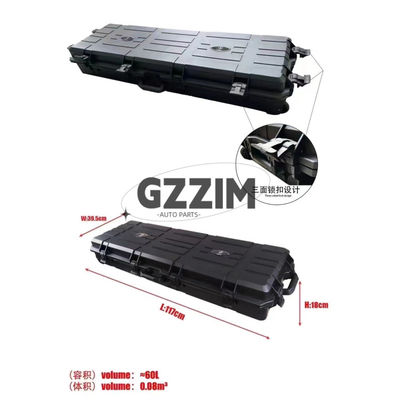 Car Roof Platform Tactical Box 60L Tool Case Multi-functional Hard Plastic Equipment Instrument Equipment Storage Case