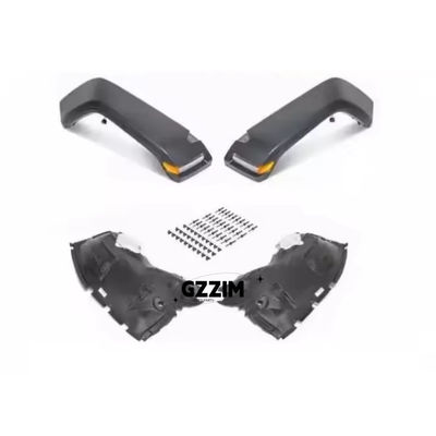 Wheel Eyebrow With Lining For Jeep Wrangler 2007-2017 Upgrade To 2018-2022