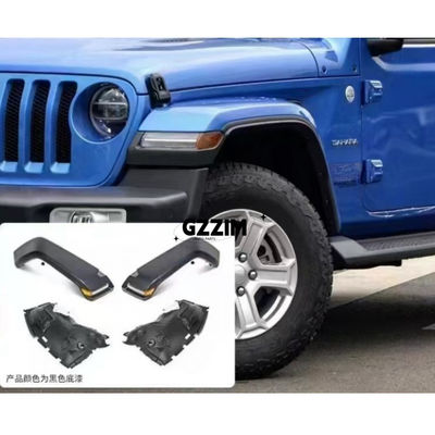 Wheel Eyebrow With Lining For Jeep Wrangler 2007-2017 Upgrade To 2018-2022