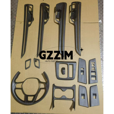 Car Interior Accessories Carbon Window Glass Lift Switch Button Trims For Honda CRV 2023 14PCS RHD/LHD