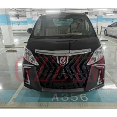 Front Bumper Grille Bodykit With Specially Design Style Grille Full Sets For Alphard 2008 Upgrade To  2018