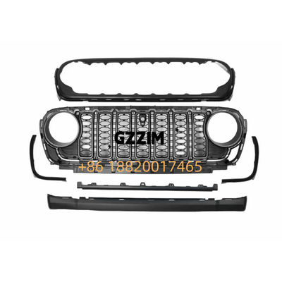 Wysokiej jakości plastikowa grilla przednia grilla zderzacza używana do Jeep Wrangler 2024