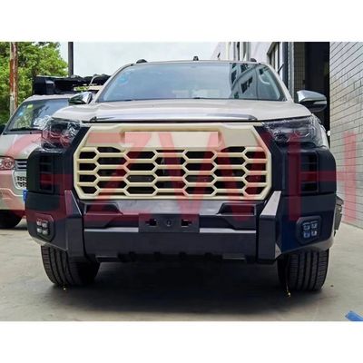 Toyota Hilux 2021 Plastic Front Rear Bumper Grille Full Sets Body Kit Black/Custom Color