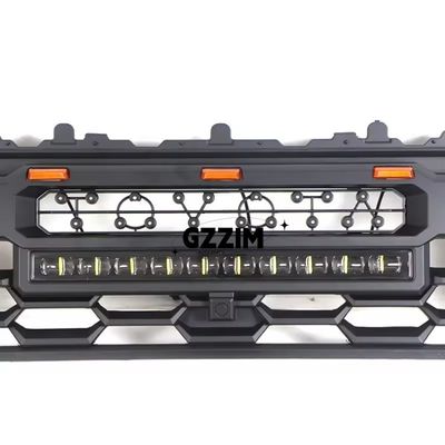 Toyota Tacoma 2024 ABS Mesh Front Grille With Light Bar Black Car Grille Front Middle Grille