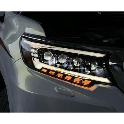 Toyota Prado 2018-2023 Akcesoria samochodowe Zapasowa lampa przednia 4 Oczy Led Reflektor Produkt z Gwarancją Doskonałego Dopasowania