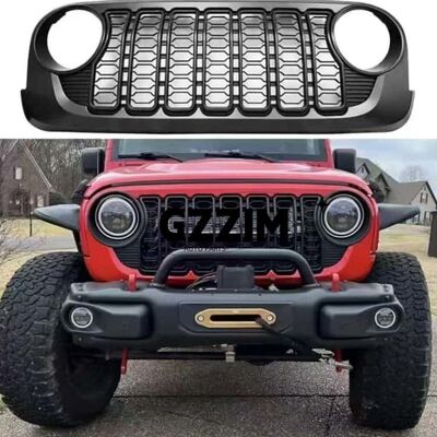 Modified Car Front Bumper Grille Auto Grille Car Middle Grilles For Jeep JK JL 2024